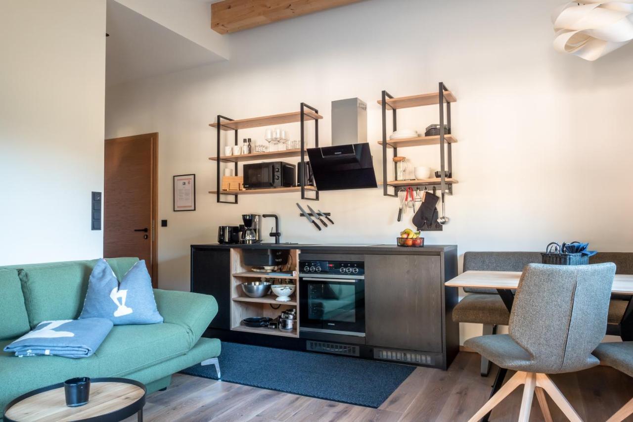Alte Bildhauerei Appartement Aurach bei Kitzbuehel Buitenkant foto