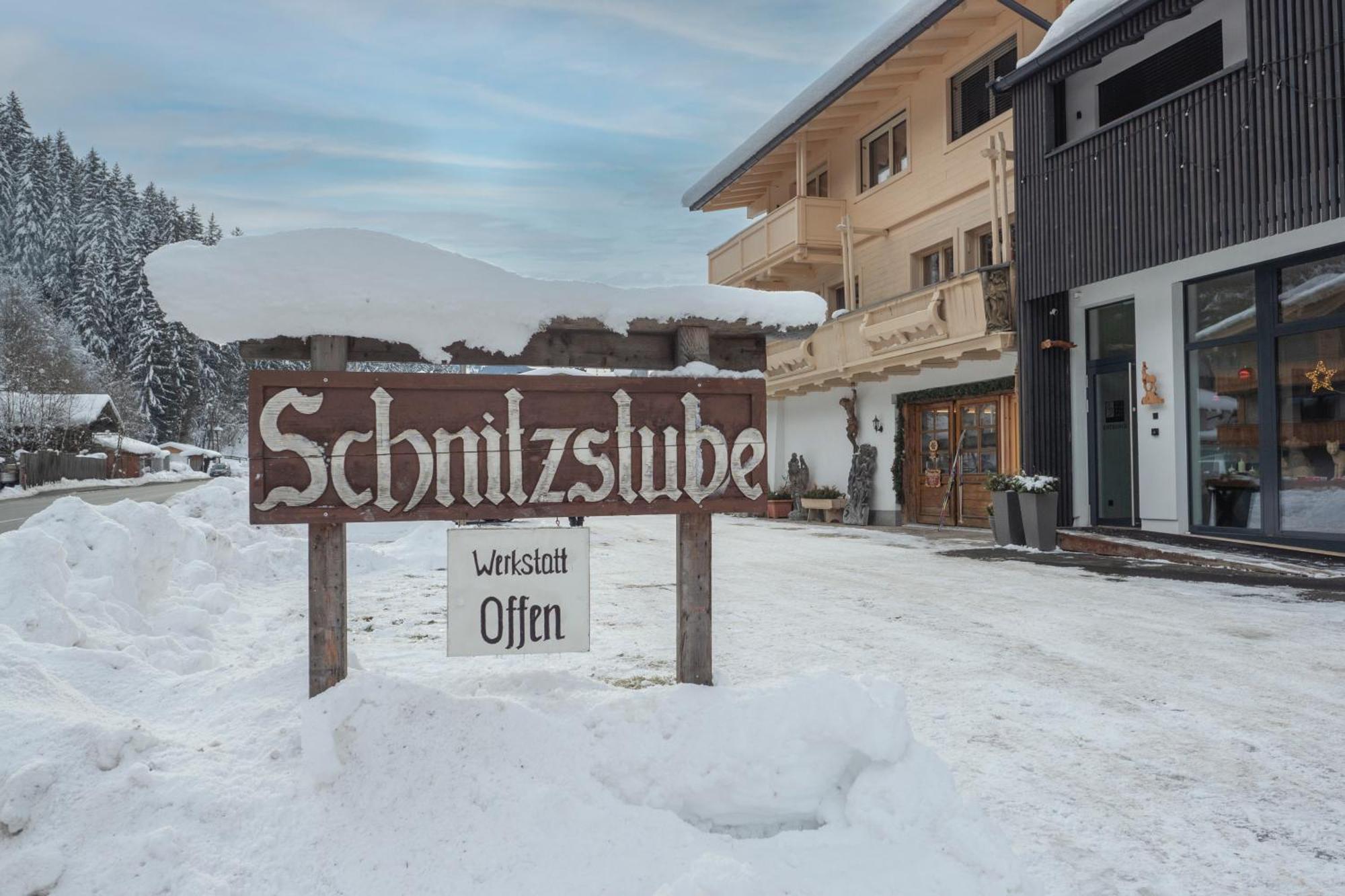 Alte Bildhauerei Appartement Aurach bei Kitzbuehel Buitenkant foto